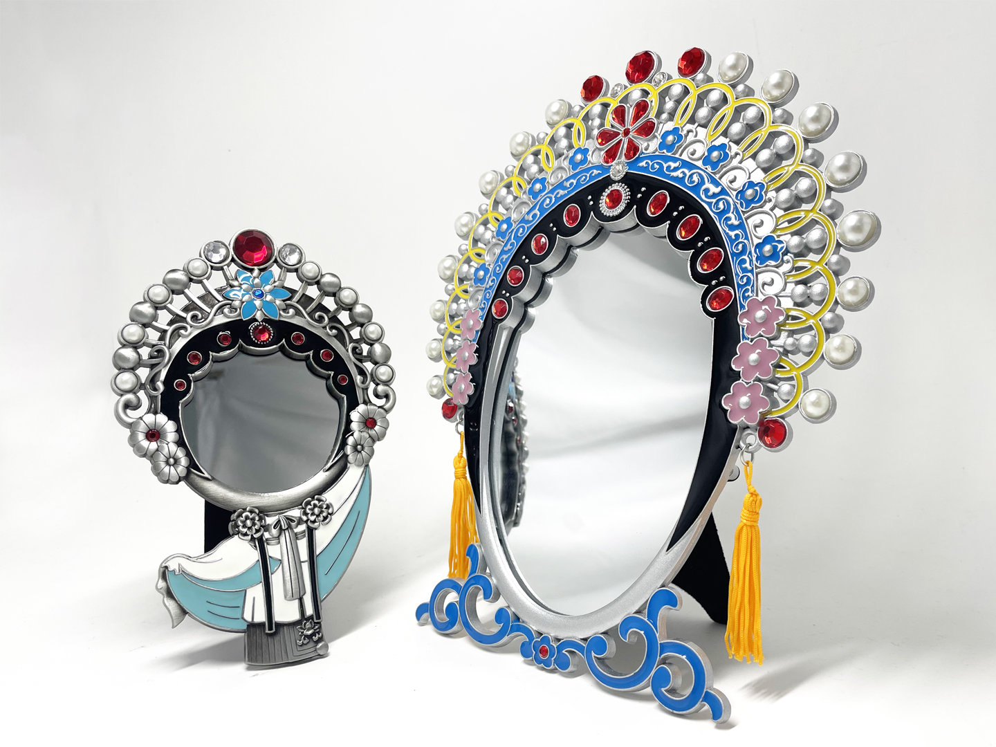 Ancient-style acrylic decorative mirror