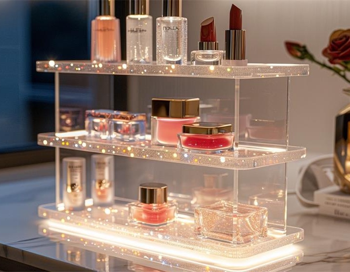 Display of acrylic sheet
