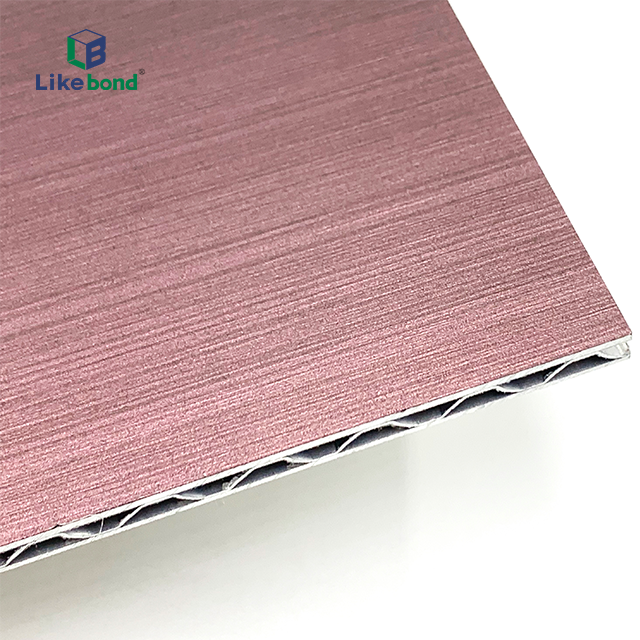 Cladding corrugated aluminum sheet
