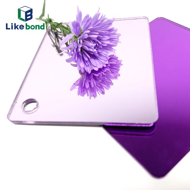Purple Perspex Mirrored Acrylic Mirrors
