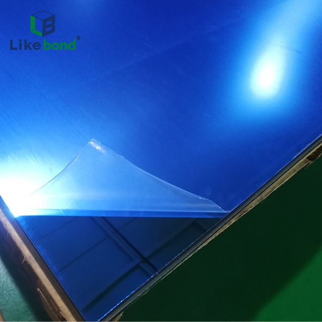 Blue Mirror Coating Acrylic Sheet