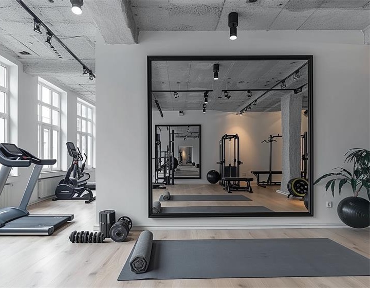pc gym room mirror