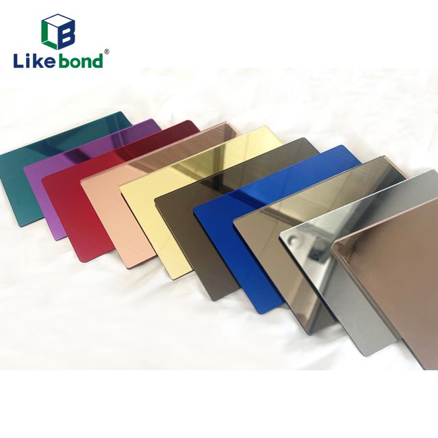 Red Acrylic Mirror Sheet Adhesive 4x8​