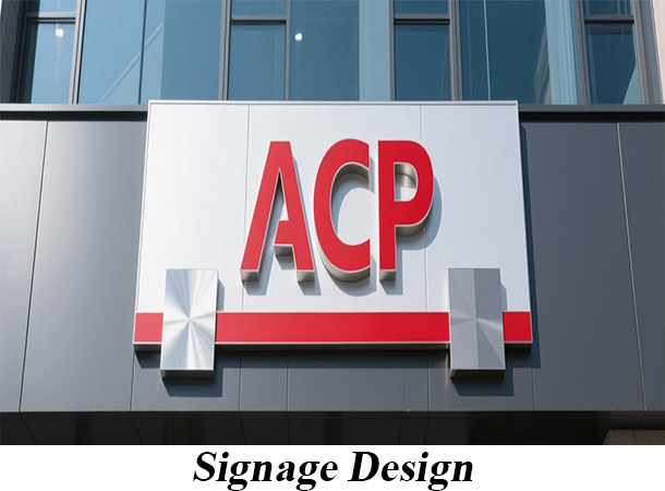 Aluminum composite panel signal board