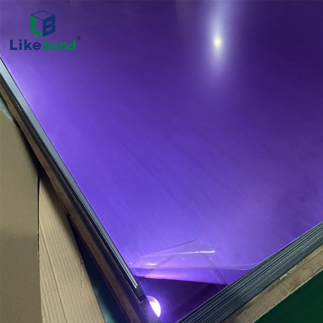 Purple Perspex Mirrored Acrylic Mirrors