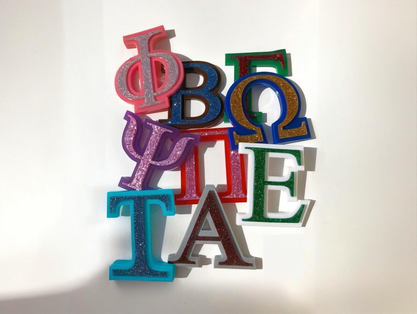 glitter Acrylic sheet Sign panel