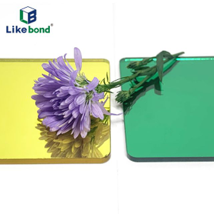 Green Acrylic mirror sheet with Grey coating