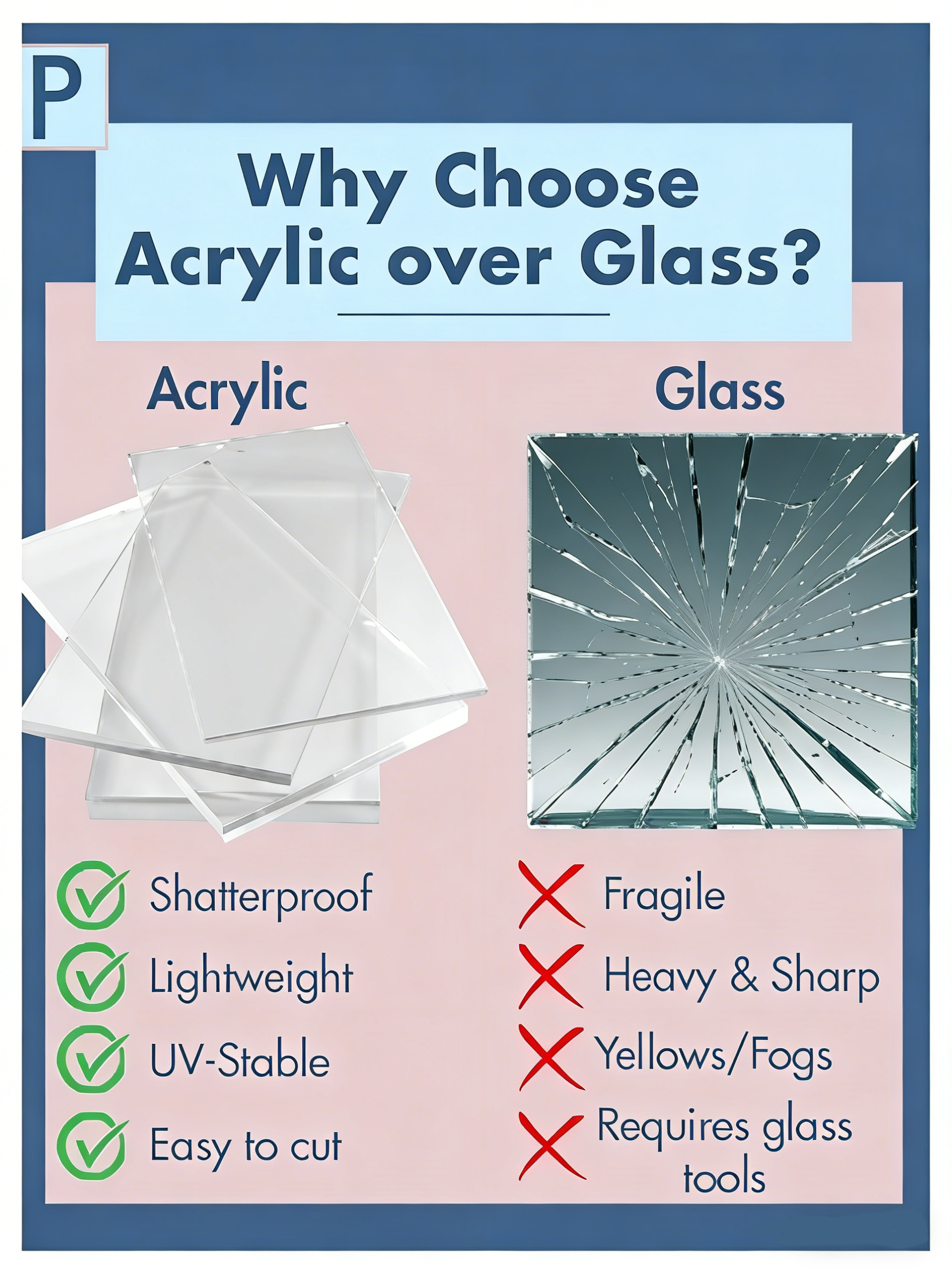 acrylic mirror vs glass