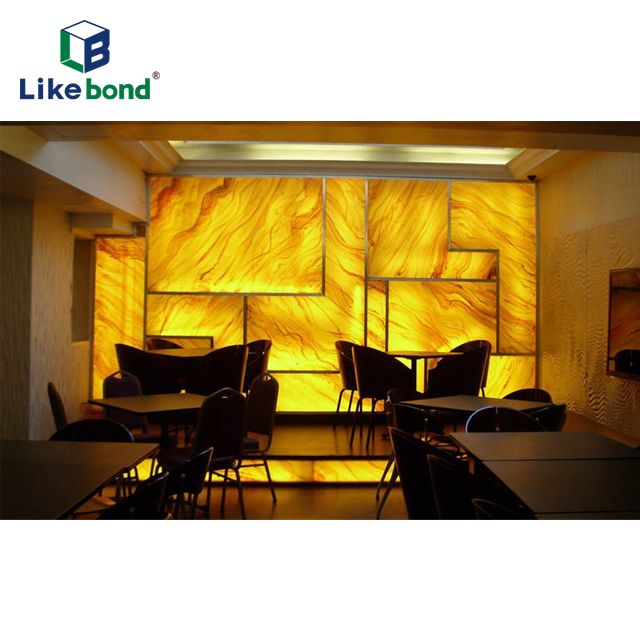 Stone-patterned Acrylic Luminous Art Panel