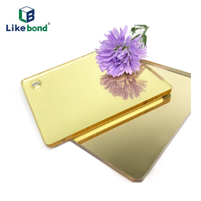 Gold Perspex Acrylic Mirror Adhesive