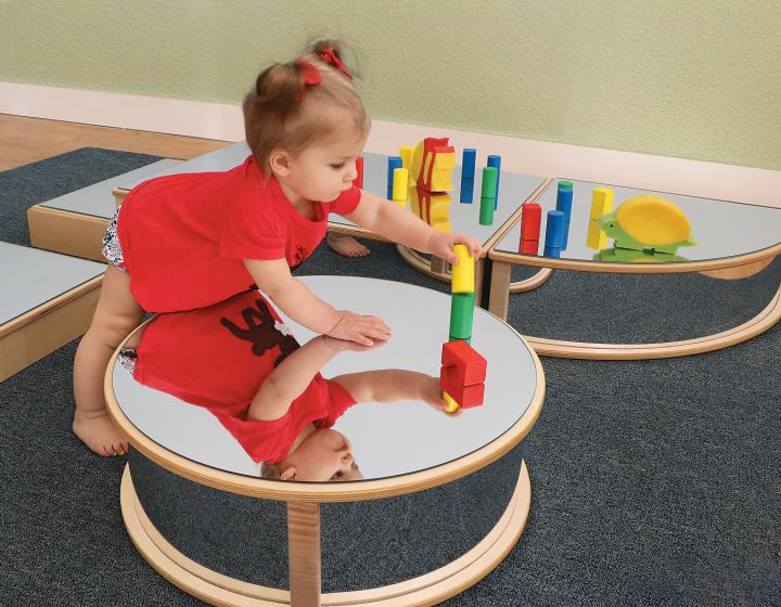 Acrylic child mirror