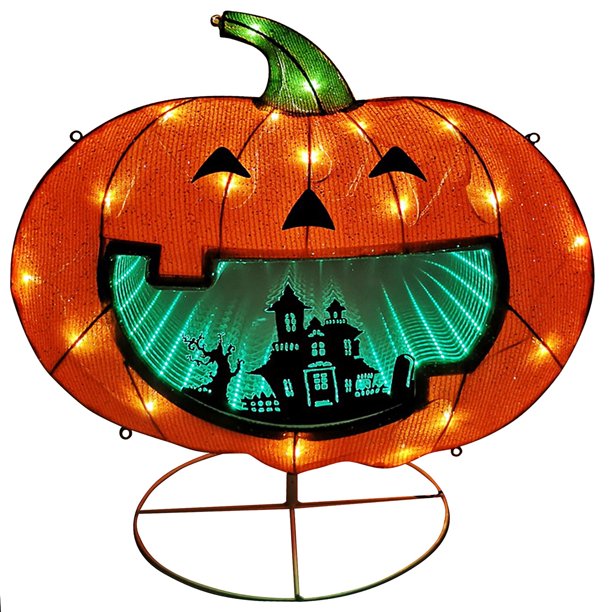 Halloween pumpkin light box