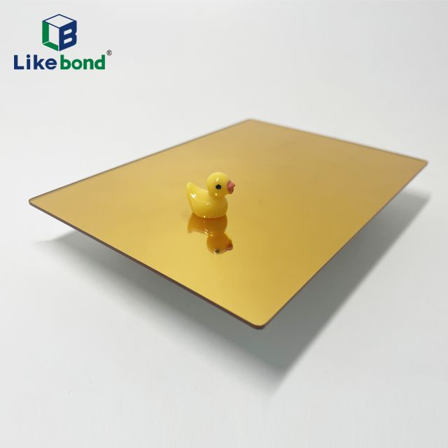 Gold Perspex Acrylic Mirror Adhesive