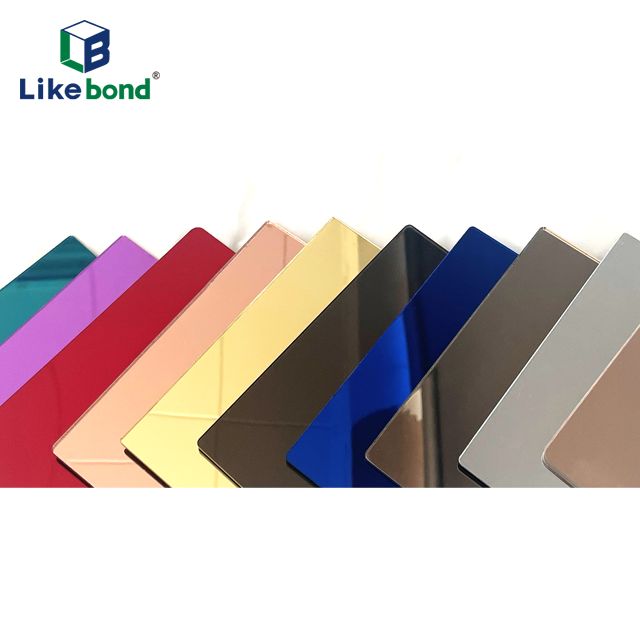 Blue Mirror Coating Acrylic Sheet