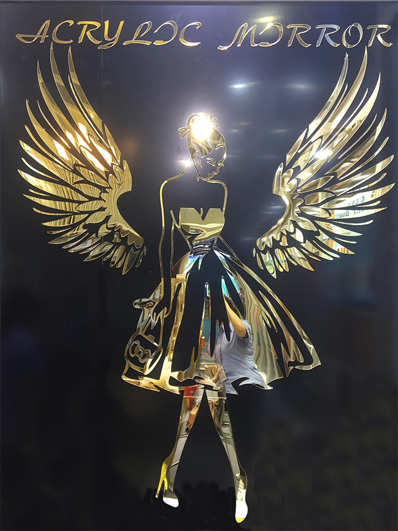 gold acrylic sheet sticker
