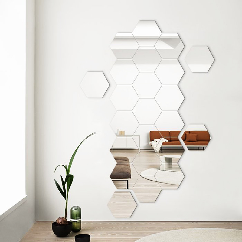 Spliced acrylic mirror sheet