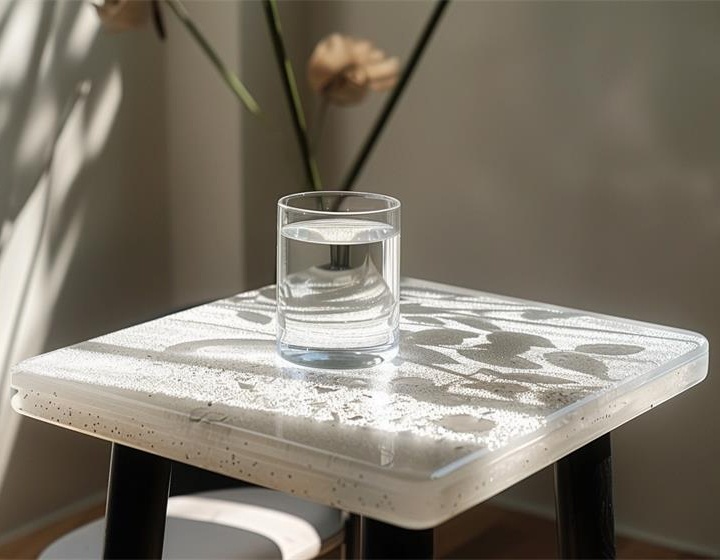 glitter acrylic sheet desk