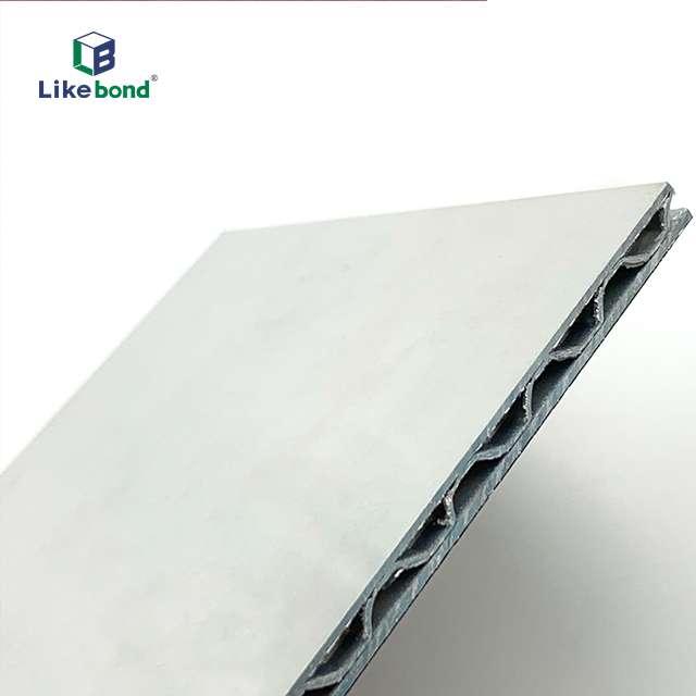 Cladding corrugated aluminum sheet