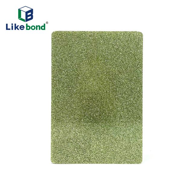 Acrylic composite kitchen cabinet panels used in bright natural light environments