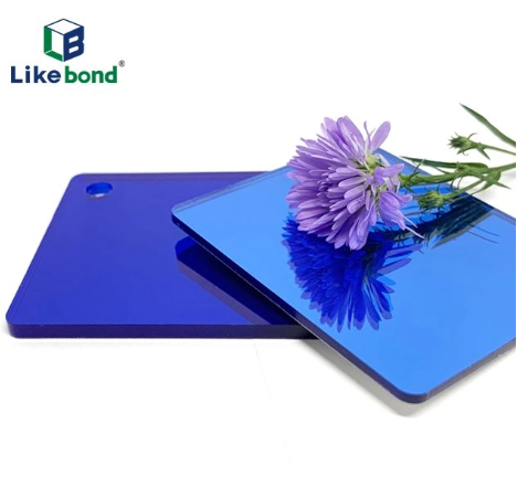 Blue Mirror Coating Acrylic Sheet